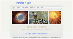 Desktop Screenshot of anchoredinspirit.com