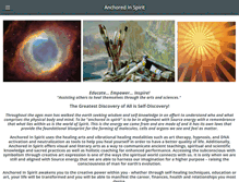 Tablet Screenshot of anchoredinspirit.com